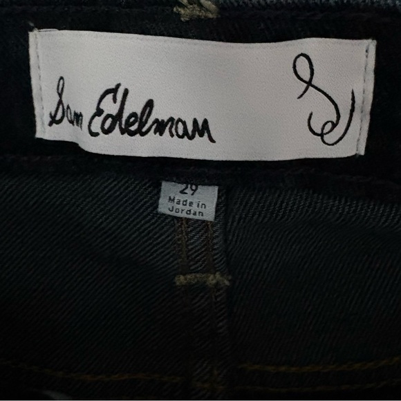 Sam Edelman High Rise Flare Trouser Jeans in Faultless Trend Spotlight 29 NWT - Picture 8 of 11